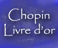 Bannière du site « Chopin Livre d'or »